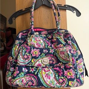 Vibrant Floral Vera Bradley Shoulder Bag
